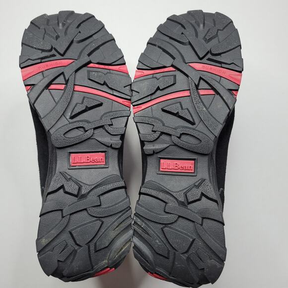 LL Bean Thinsulate Flex & Cushion Slip On Winter Snow Boots Black Suede Men's 8 - Picture 6 of 10